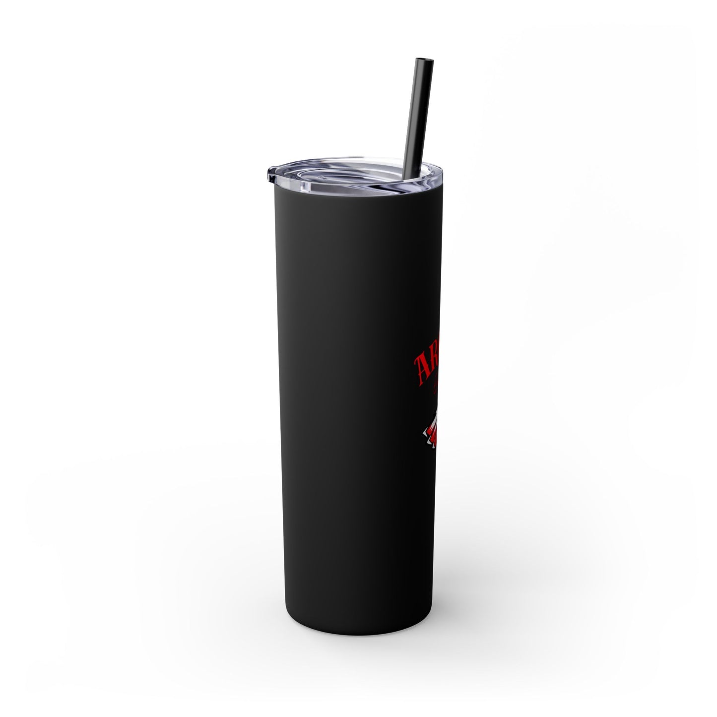 Argyle Eagles Skinny Tumbler with Straw, 20oz