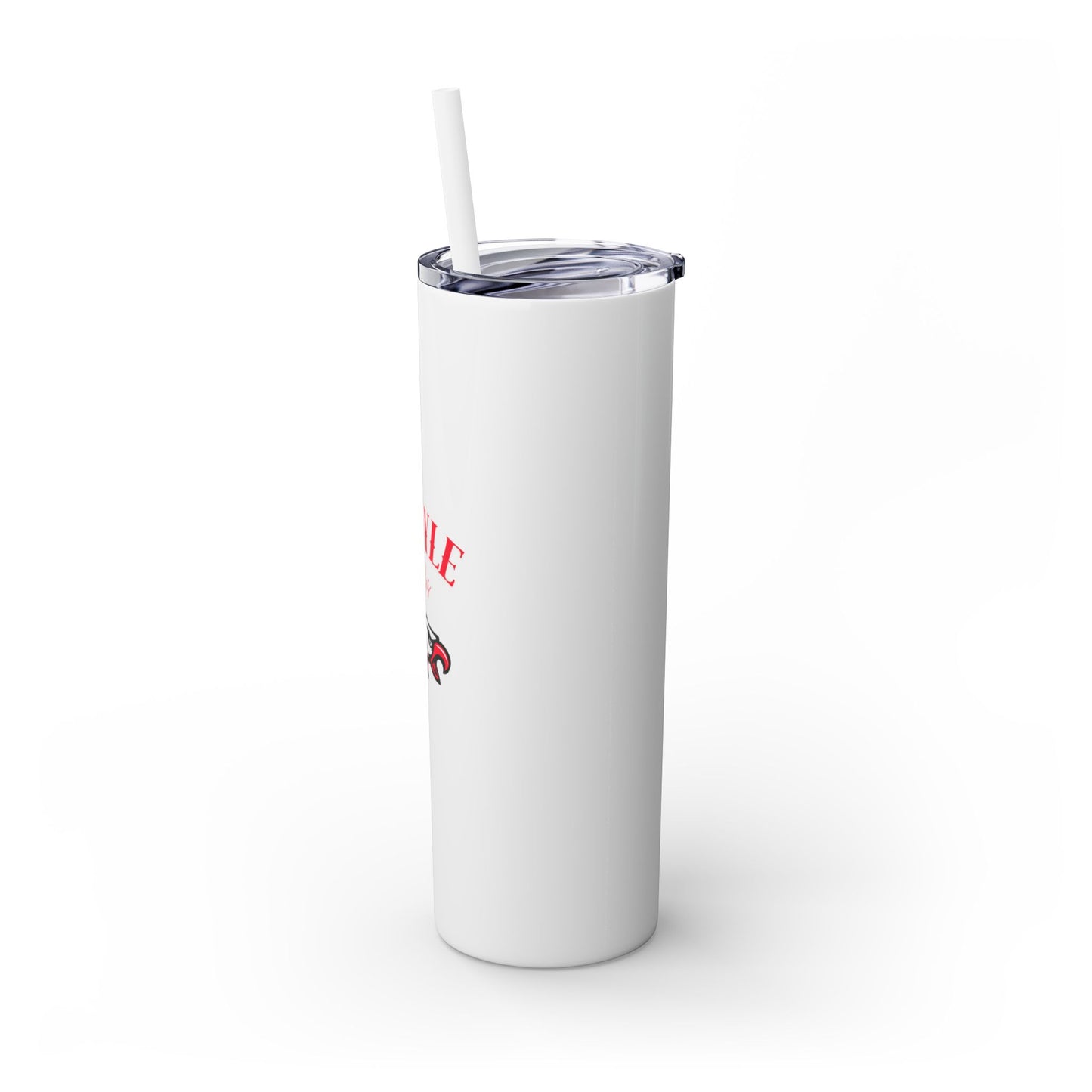 Argyle Eagles Skinny Tumbler with Straw, 20oz