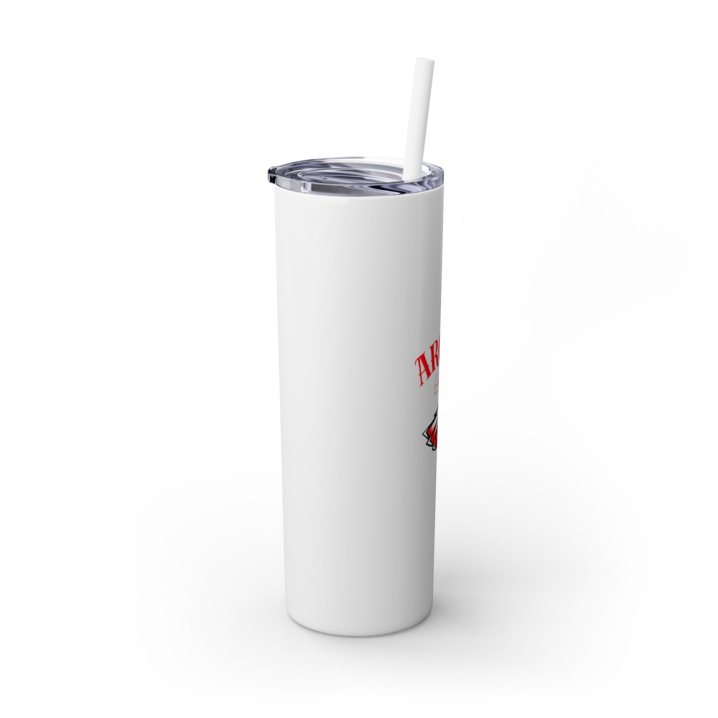 Argyle Eagles Skinny Tumbler with Straw, 20oz