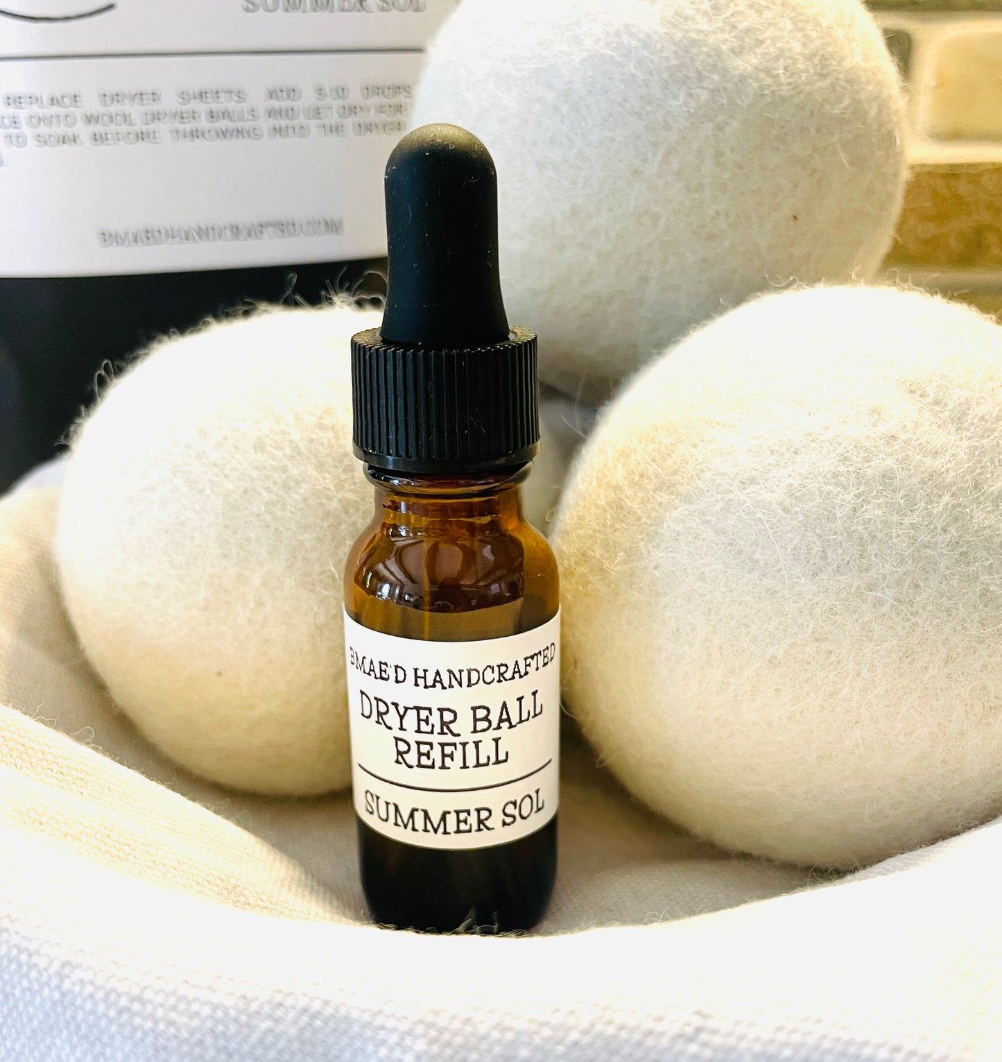 Dryer Ball Set with Highly Scented Fragrance Oil