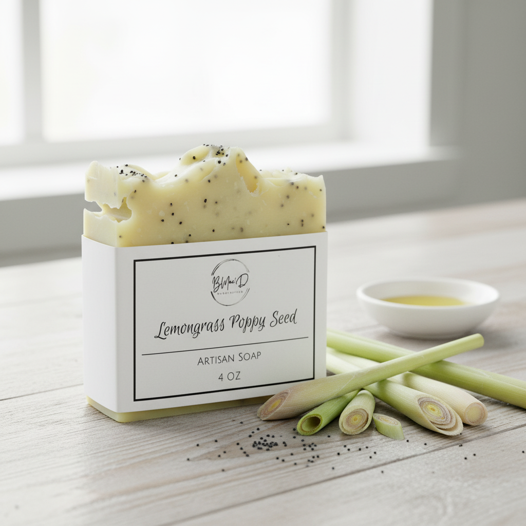 Lemongrass Poppy Seed Soap